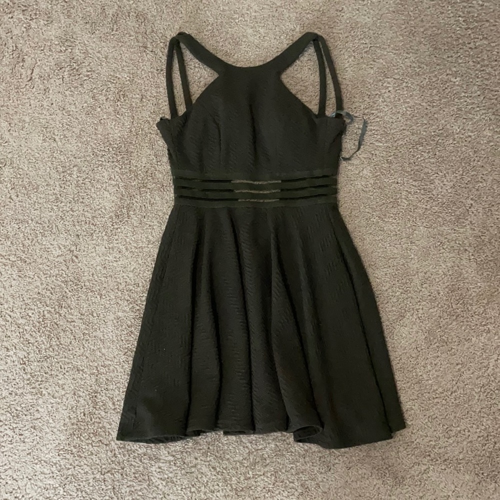 Dark green formal dress